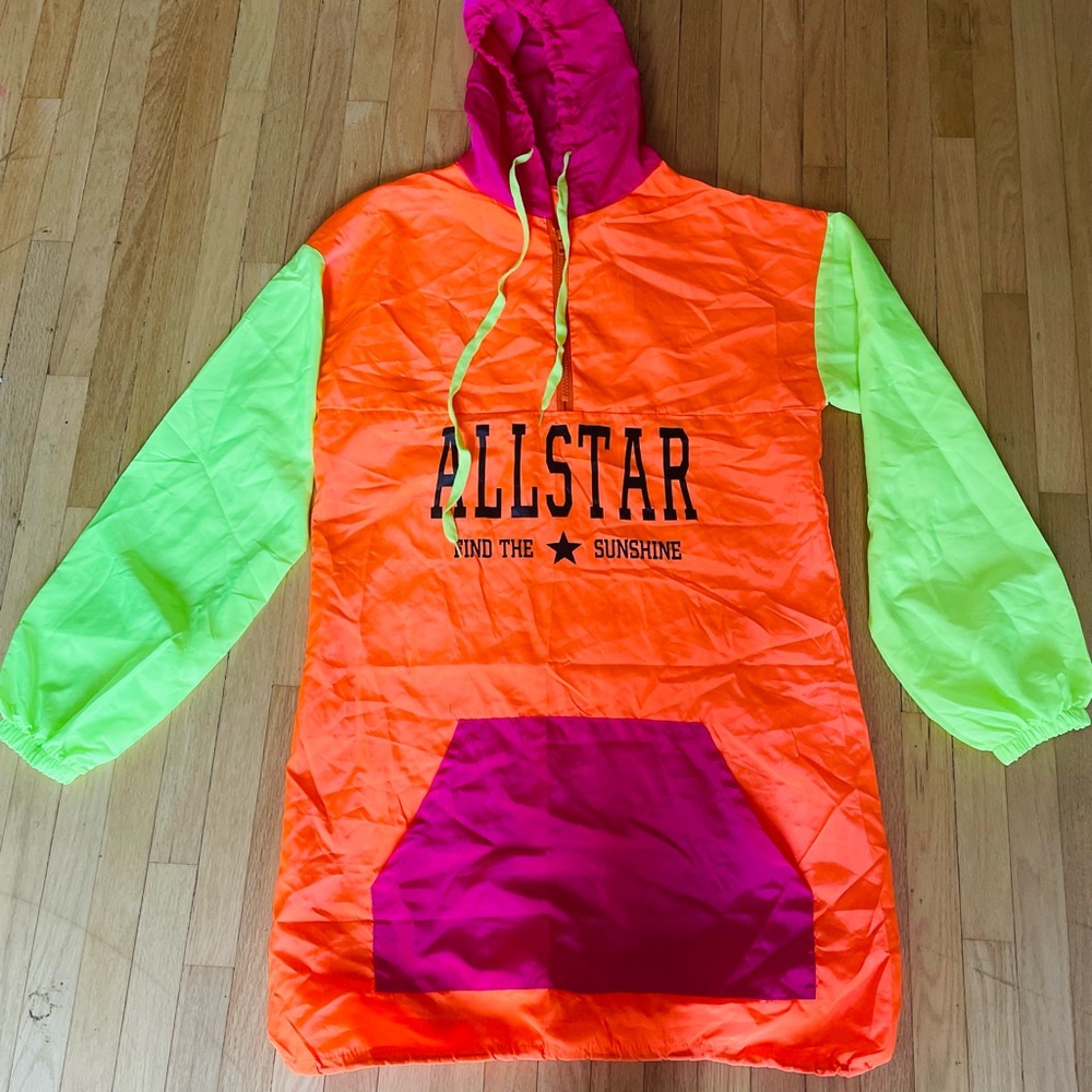 Colorful Allstar Hoodie Dress